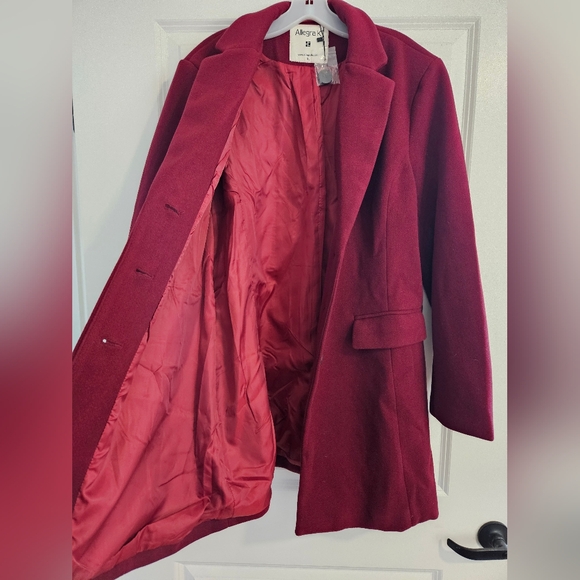 ALLEGRA K RED OUTERWEAR WINTER JACKET - Picture 2 of 5